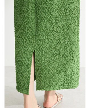Green Parks BEST PRICE フクレジャガードIラインスカート Green
