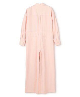 NAVE 【ReNAVE・セットアップ可/洗える/接触冷感/UVケア】コットンポリブロード オールインワン ピンク系