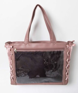 WEGO 【痛バ＆推し活グッズ】レースアップ痛バッグL ベージュその他