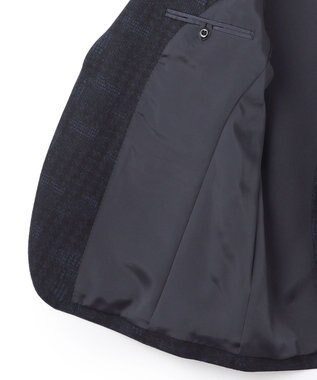 JOSEPH HOMME パッチジャガードジャージー　ジャケット ネイビー系3