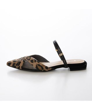 MODE ET JACOMO <carino>【２WAY】バックベルトサンダルパンプス ベージュキジ