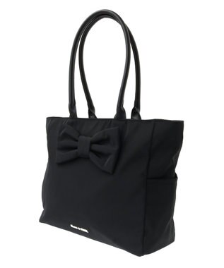 Maison de FLEUR フロントリボンキャリーオンバッグ Black