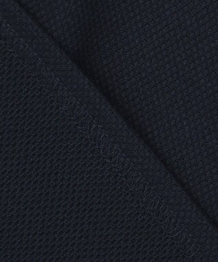 23区GOLF 長く愛せる定番人気！【MEN】【日本製】ハニカムカノコ 長袖ポロシャツ ネイビー系