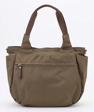 LA BAGAGERIE 【MONICA】ラウンド2WAYトートバッグ カーキ