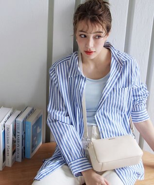 Tiaclasse 【2way/肩紐2TYPE】ちょうどいいサイズのショルダーミニバッグ グレージュ