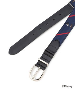 J.PRESS MEN 【DISNEY COLLECTION】アイビー ベルト / ミッキーマウス ワイン系1