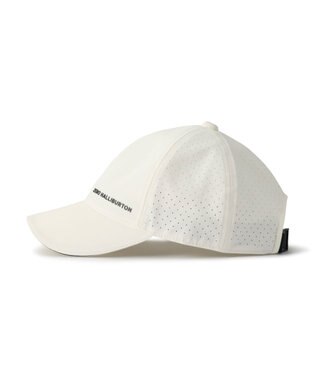 ZERO HALLIBURTON 【快適フィット】メタリックロゴキャップ 85063 ホワイト