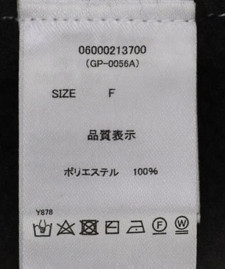 Green Parks ・ｓｗｉｎｇ　ｂｙ　バラ柄ニットカーディガン Black