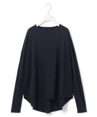 ICB 【洗える】 ヴィスコースワイド プルオーバー ネイビー系