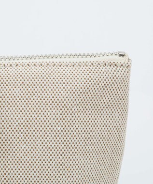 TOPKAPI 【Breath TOPKAPI】SMILE COLLECTION スマイル 刺繍 タッセルポーチ ベージュ