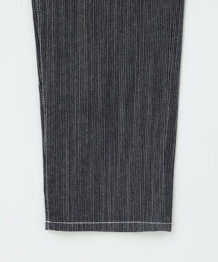 JOSEPH ABBOUD 【サスティナブル】ランダムストライプストレッチデニム ネイビー系1