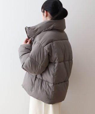 AMERICAN HOLIC リサイクル軽ポカ撥水加工スタンドショートコート Mocha