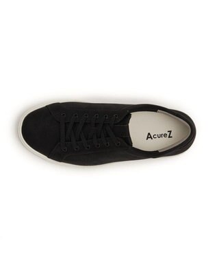 AcureZ フィット感◎ キレイ色スニーカー「母趾にやさしいスニーカー」 ブラック