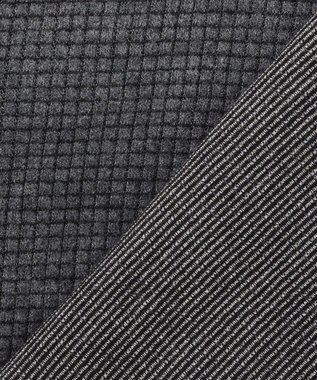 JOSEPH ABBOUD MOUNTAIN 【吸湿発熱/蓄熱保温/】 ソフトウォームワッフルタートル プルオーバー カットソー グレー系