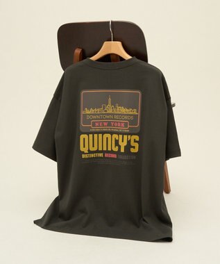 AMERICAN HOLIC CityプリントTシャツ Charcoal Gray