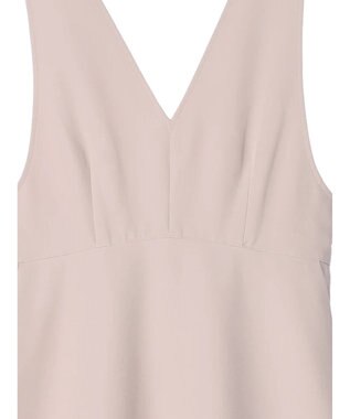 earth music&ecology Ｖネック切替ジャンスカ Beige