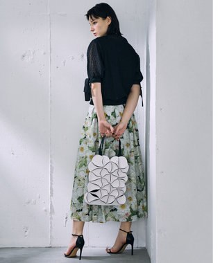 自由区 【カトリエムブーケ】Le bouquet de Laurent ブーケモチーフスカート ブーケ柄