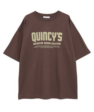 AMERICAN HOLIC CityプリントTシャツ Brown