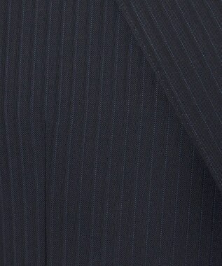 GOTAIRIKU 【オールシーズン対応】ALL SEASON 2WAY STRETCH スーツ ネイビー系1(ネイビー×細ブルーストライプ)
