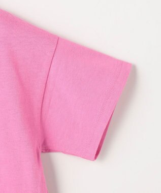 ANY KIDS 【綿100%】バックプリント オーバーサイズTシャツ ピンク×スイーツ