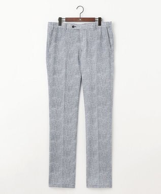 JOSEPH ABBOUD 【キングサイズ・ウエストも伸びる/驚きの多機能性】ドライサッカー パンツ ライトグレー系