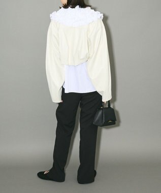 Green Parks ビジューテーパードパンツ Black