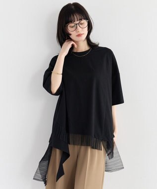 YECCA VECCA 裾アシメデザインプルオーバー