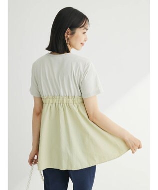 Green Parks ミディ丈ビスチェドッキングプルオーバー Light Green