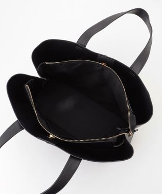 ANY 【A4サイズ収納可】仕切り付きトートバッグ ブラック