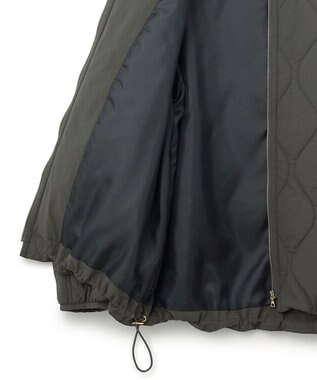 23区 【洗える/撥水加工】中綿 パディング アウター グレー系