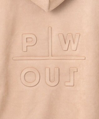 PW CIRCULUS 【MEN】スエード調 デタッチャブルフーディ ベージュ系