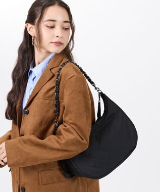 CHAIN N/S CONV HOBO/オニキスチェーンキルト / LeSportsac