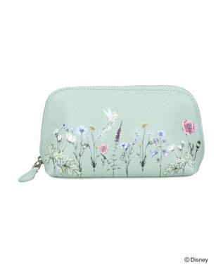 Green Parks ピーター・パン／フラワー合皮ポーチ Beige