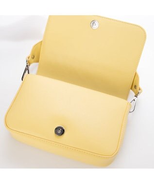 UNBILLION カシュカシュ cachecache / キルティングフラップ2WAYショルダーバッグ イエロー