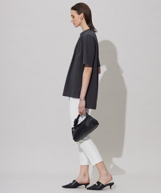 ICB L 【洗える】 サラドラトリコット カットソー チャコール系