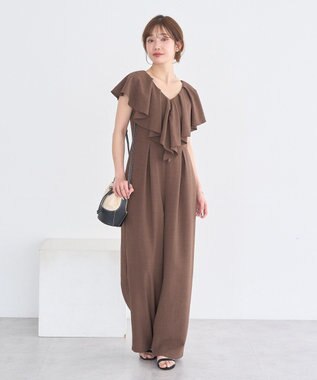 earth music&ecology ラッフルサロペット