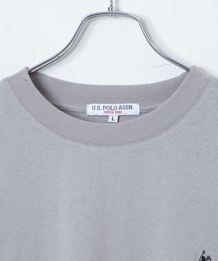 WEGO 【ユニセックス着用ITEM/MLサイズ展開】U.S. POLO ASSN.ワンポイント刺繍LST グレー