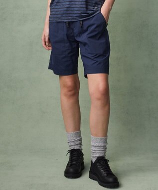 JOSEPH ABBOUD MOUNTAIN 【軽量/ストレッチ/ECO撥水】ライトワッシャーストレッチ アウトドアイージー ショーツ ネイビー系