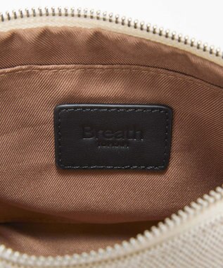 TOPKAPI 【Breath TOPKAPI】SMILE COLLECTION スマイル 刺繍 タッセルポーチ ベージュ