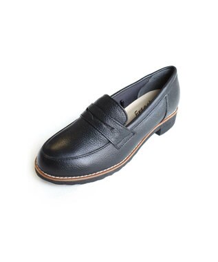 Pointer 本革軽量 定番ローファー ブラック