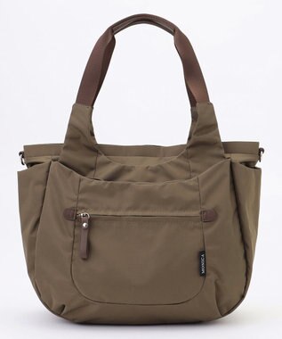 LA BAGAGERIE 【MONICA】ラウンド2WAYトートバッグ カーキ