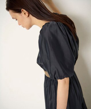 GRACE CONTINENTAL ボレロセットティアードワンピース グレー