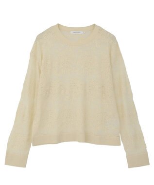 AMERICAN HOLIC レース編みニットプルオーバー Ivory