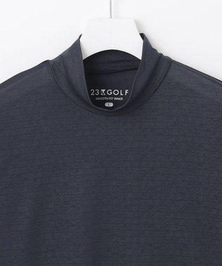 23区GOLF 【MEN】【キングサイズ/UVケア/吸水速乾】３０デニール エンボスプリント インナーシャツ ネイビー系5