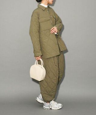 Green Parks キルティングカーブパンツ Khaki