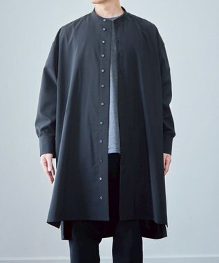 muuc 一年中頼れる  高機能シャツコート ブラック