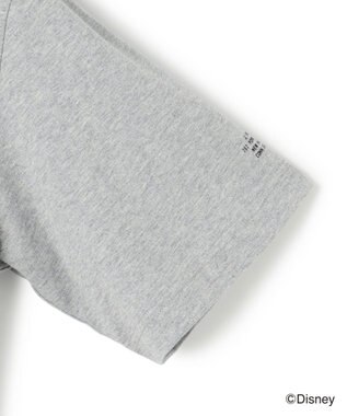 J.PRESS MEN 【DISNEY COLLECTION】【UNISEX】フロントイラストTシャツ / ミッキーマウス ライトグレー系