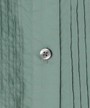 J.PRESS YORK STREET 【WOMEN】ワンウォッシュタイプライターブラウス グリーン系