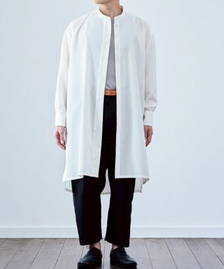 muuc 一年中頼れる  高機能シャツコート ホワイト