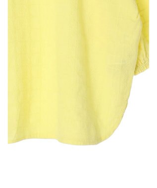 Green Parks Ｉ　ＳＥＴ２点　刺繍７分袖ブラウス＋タンクトップ Yellow